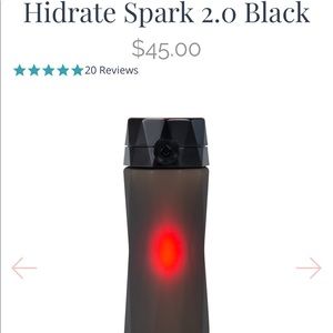 HIDRATE SPARK 2.0 SMART WATER BOTTLE BLACK